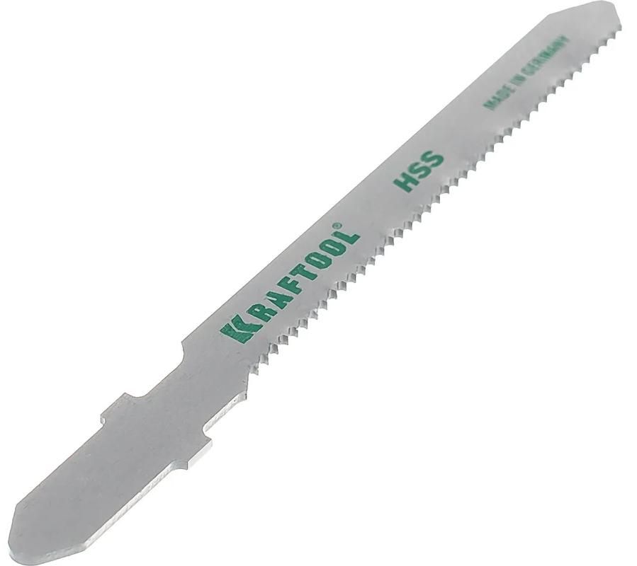 Полотно по металлу для лобзика 75/50 мм, фигурный рез T218A Kraftool 159553-1,2, HSS сталь, 2 шт - фото