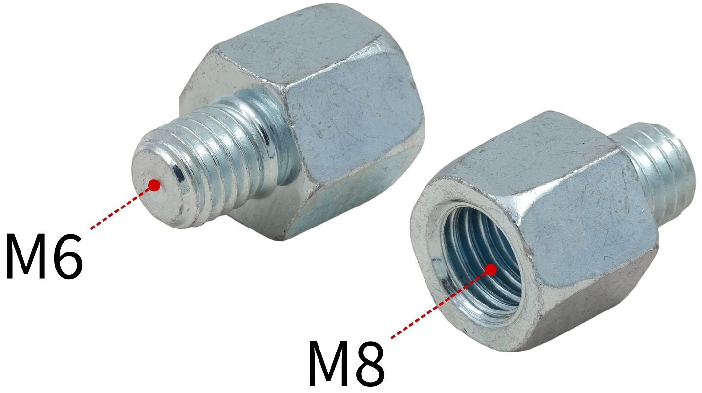Муфта переходная внутренняя/наружная резьба М8/М6 MUPRO 113506 - фото