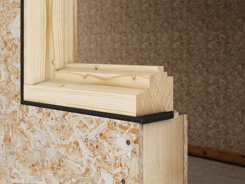 Лента герметичная для оконных проемов 2-10 мм 54 мм 30 м Holz Technic FRAME2054 - фото