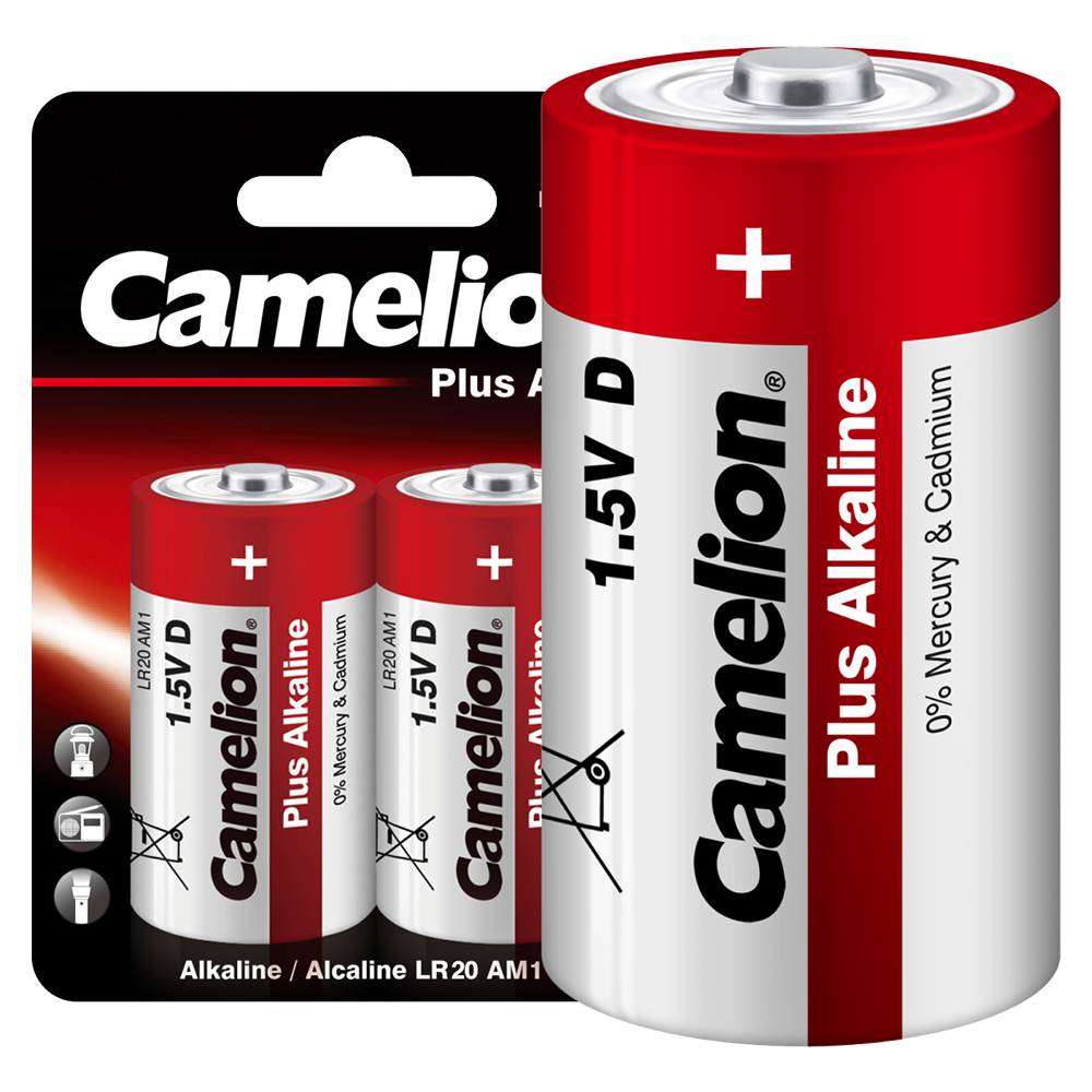 Батарейка  Camelion Plus Alkaline LR20/373 2S 112576 - фото