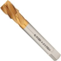 Метчик машинный спиральный G 1/16" DIN 5156 HSSE-TiN H-Tools 263116EHT, трубная резьба G