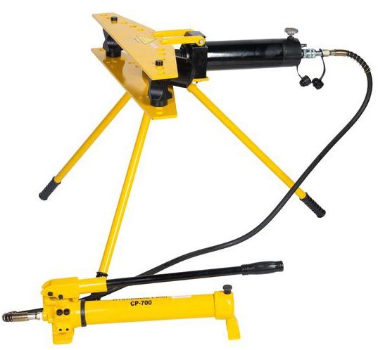 Трубогиб гидравлический 13 т 21,3-60 мм (с выносным насосом) HHW-2F TOR 1004650 - фото
