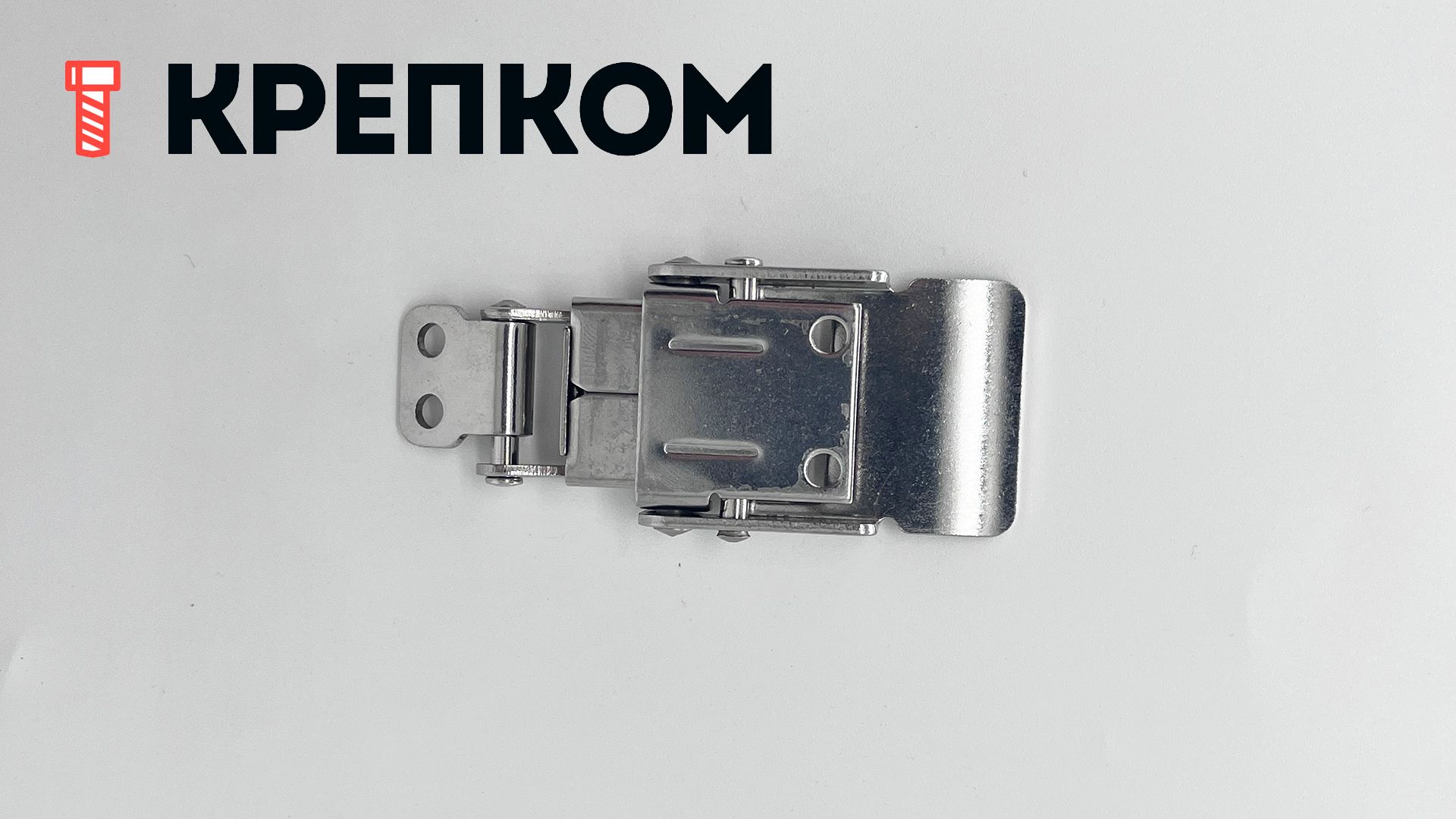 Замок-защелка L=41 B42C-2, нержавеющая сталь А2 - фото