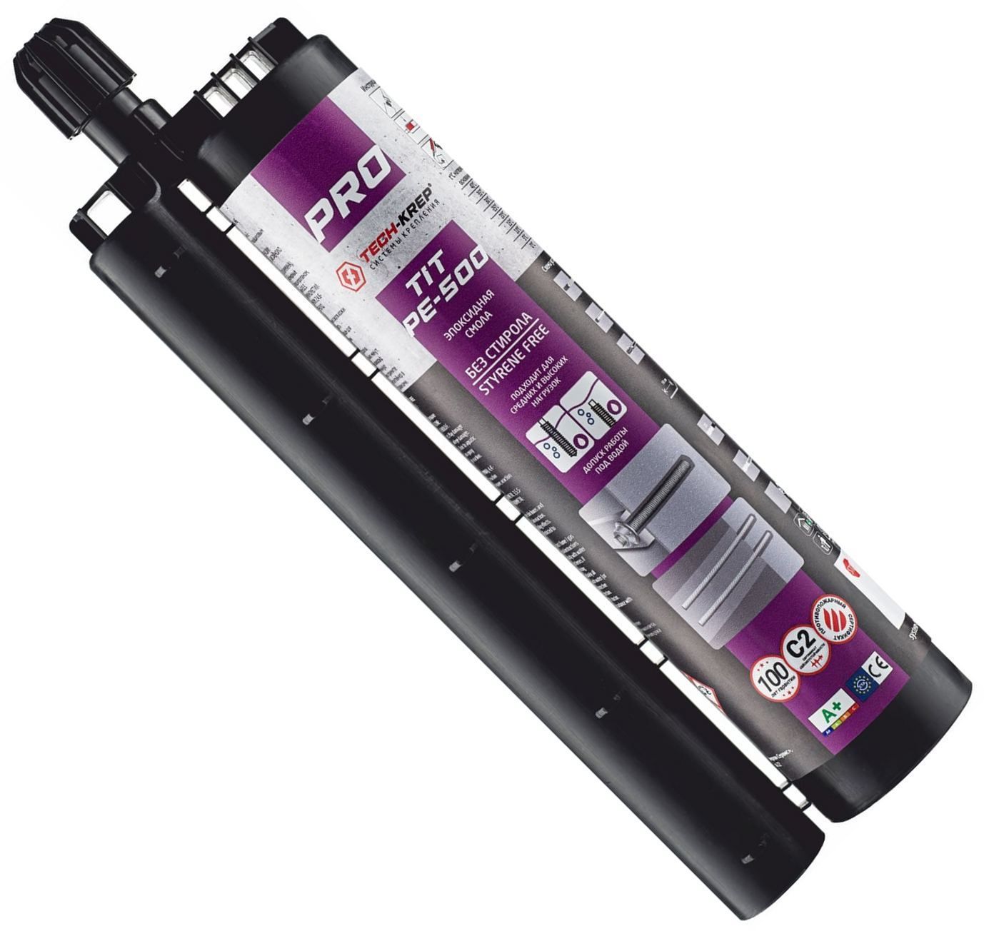 Химический анкер 585 мл Tech-KREP TIT PE-500 Pro летний, эпоксидная смола - фото