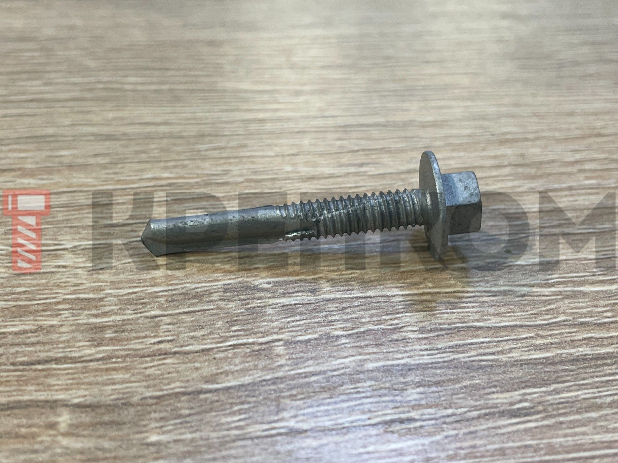 Саморезы с шестигранной головкой и прессшайбой HARPOON HW5-R для профлиста, до 12,5 мм, углеродистая сталь SAE 1022 - фото