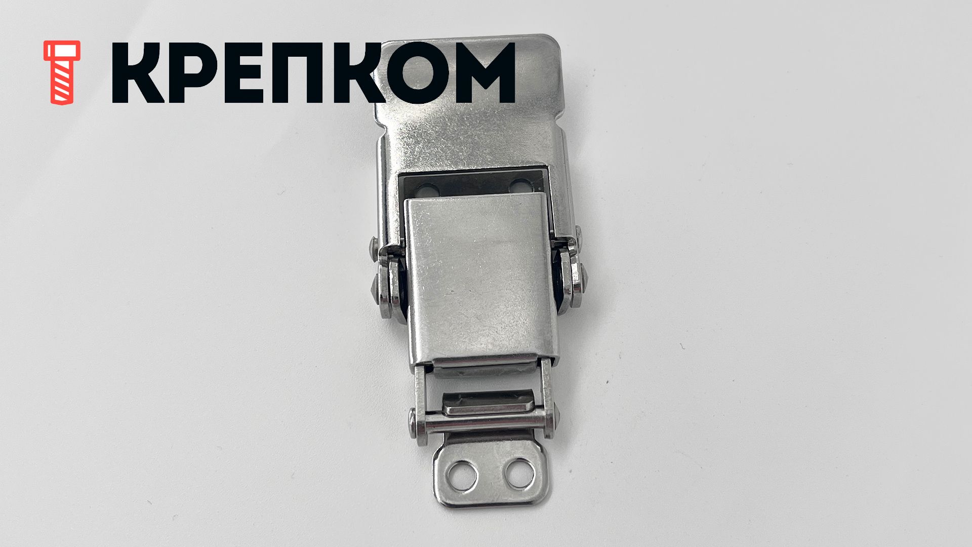 Замок-защелка L=41 B42C-2, нержавеющая сталь А2 - фото