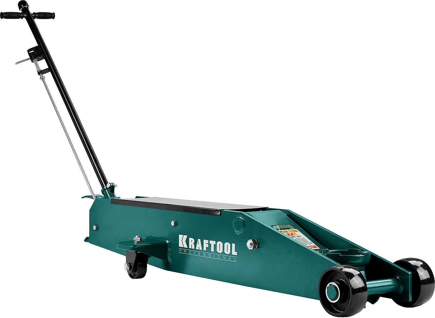 Домкрат подкатной для тяжелой техники 10 т 160-560 мм Kraftool High-Lift 43455-10 - фото