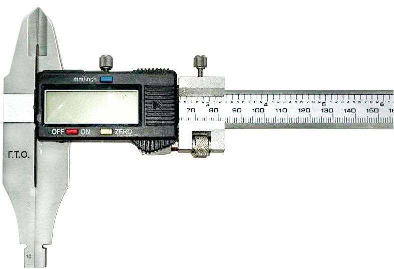 Штангенциркуль электронный ШЦЦ II 250х0,01 мм ГОСТ 166-89 Beltools ri.228.126, нержавеющая сталь - фото