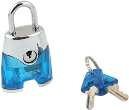 Изображение товара Навесной замок APECS PD-21-A-Blister с цинковым сплавом и хромированной дужкой