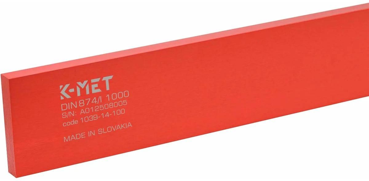 Линейка поверочная ШП-1000х60х12 мм класс 1 DIN 874 Kinex 1039-14-100, алюминий - фото