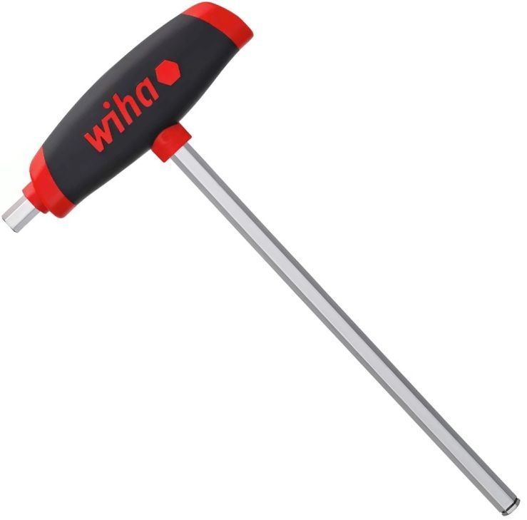 Ключ шестигранный HEX8х200 мм Т-образный ComfortGrip MagicRing Wiha 334DSR 45444 - фото