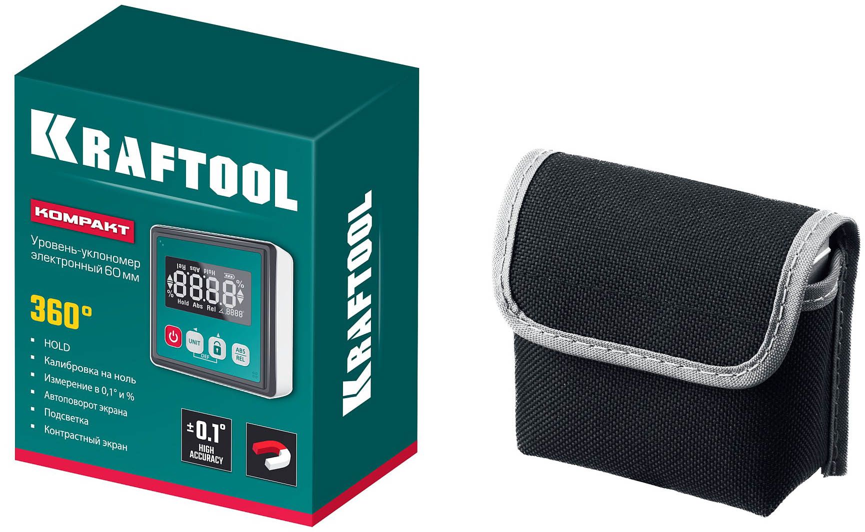 Уровень-уклономер электронный Kompakt Kraftool 34687 - фото
