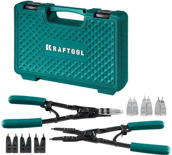 Изображение товара Профессиональный набор съемников стопорных колец HEAVY 270 Kraftool 22814