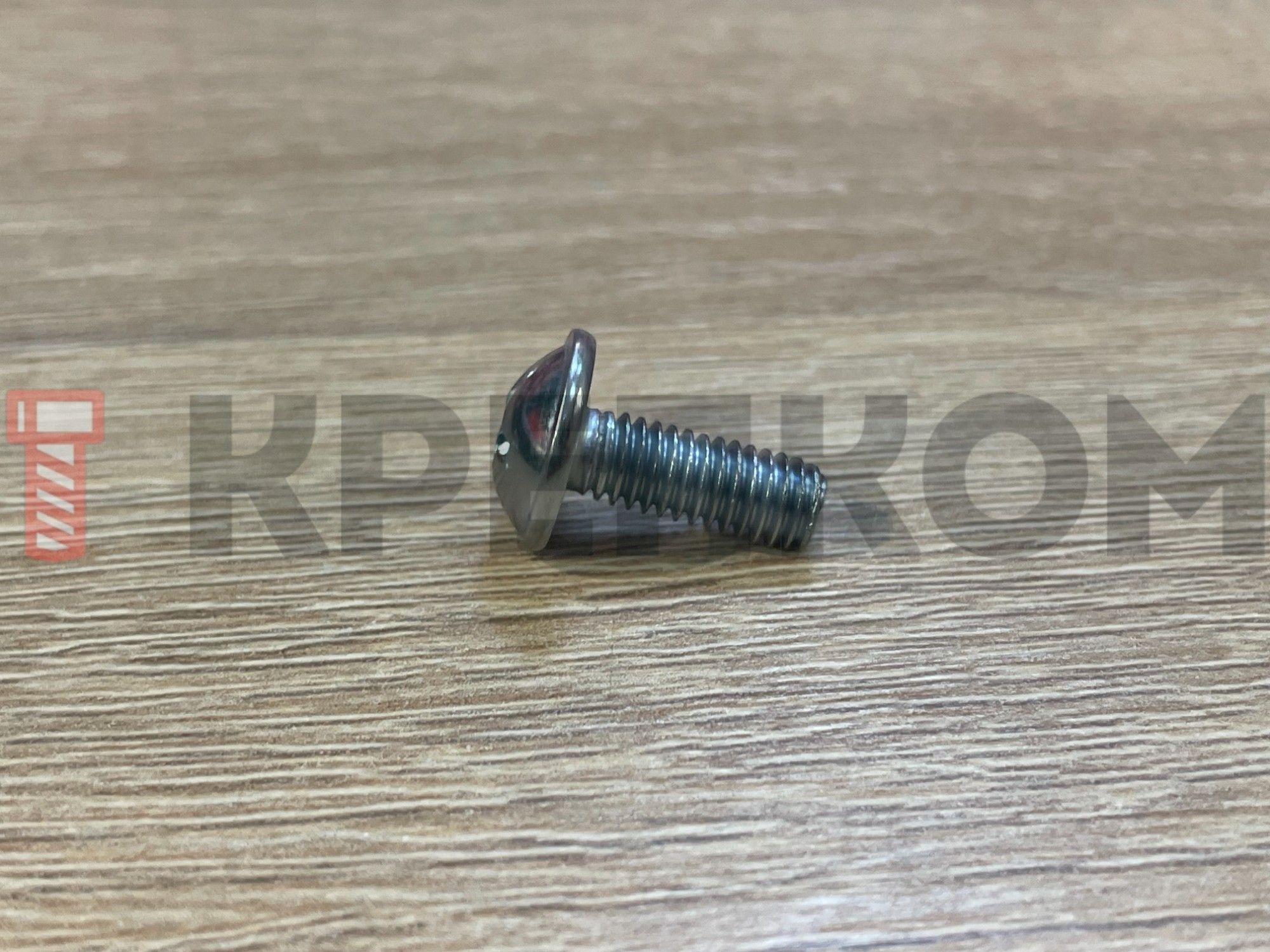 Винт с полукруглой головкой PH с прессшайбой, оцинкованная сталь - фото