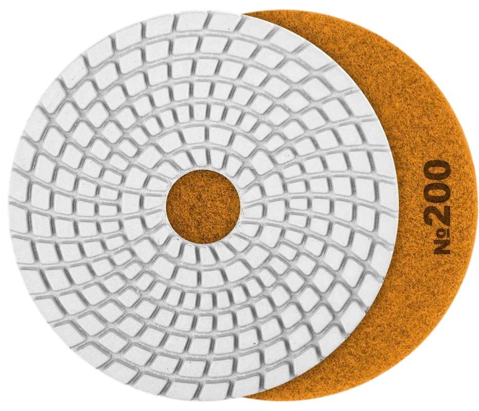 Круг алмазный гибкий 125 мм для мокрого шлифования Профессионал ЗУБР - фото