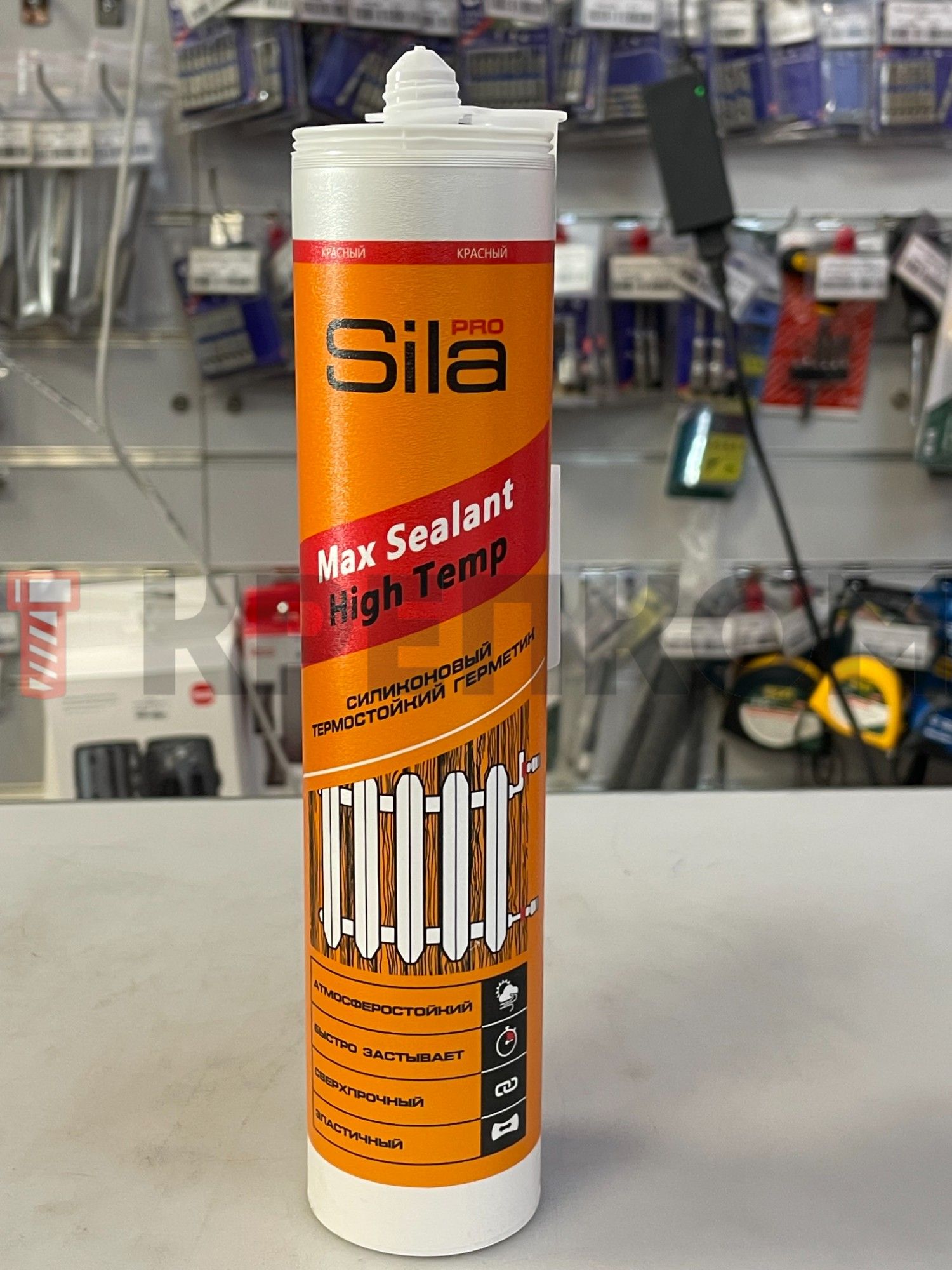 Герметик для высоких температур Max Sealant High Temp Sila Pro, 280 мл - фото