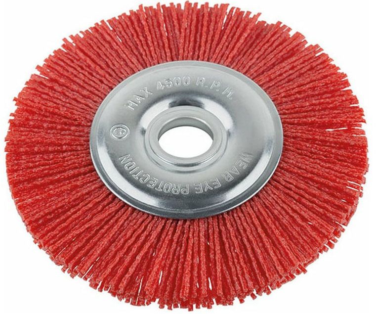 Корщетка-колесо нейлоновая для УШМ 125 мм, FIT 38793 - фото