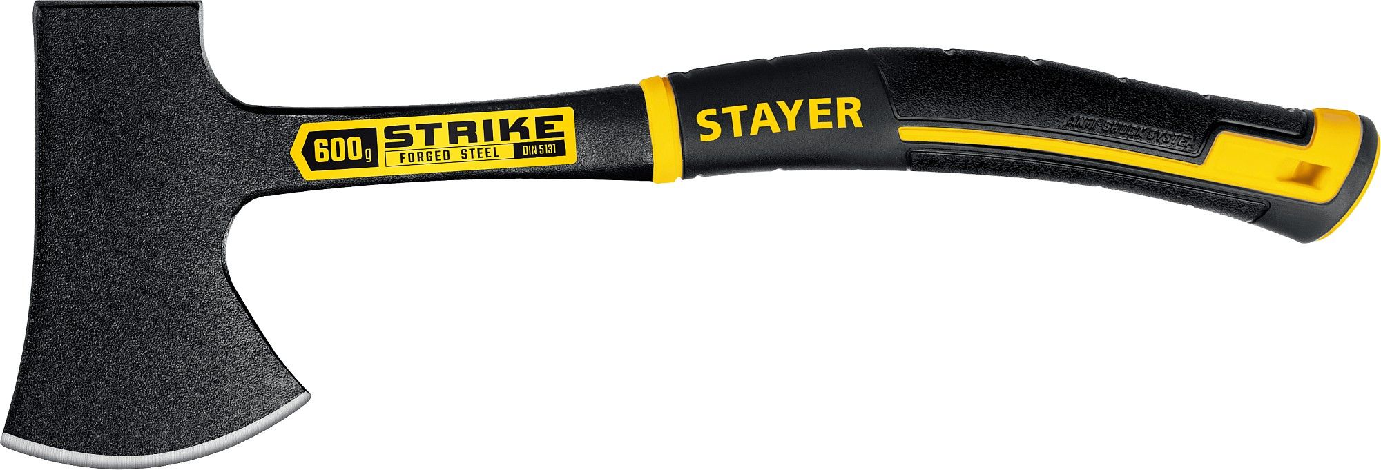 Топор кованный цельнометаллический 0,6 кг Stayer Prof Strike 2065-06_z01 - фото