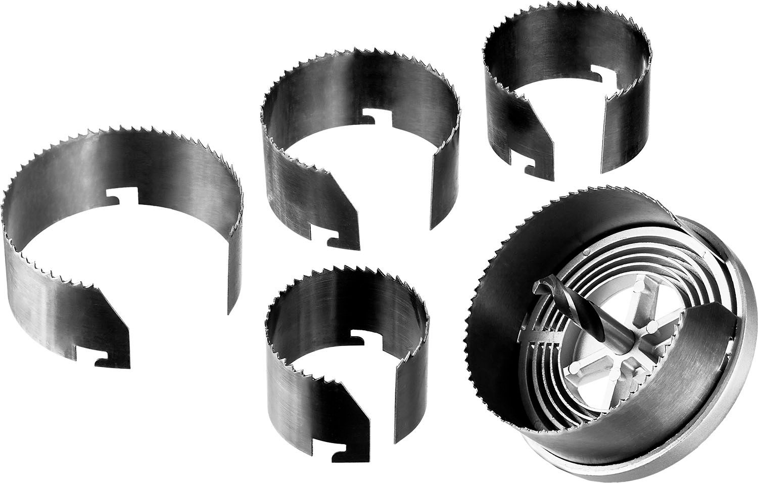 Пила по дереву кольцевая наборная, 5 полотен: 60-67-74-83-95x32 мм, ЗУБР 29595-H5-32 - фото