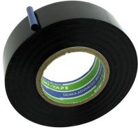 Изолента ПВХ 19 мм, 25 м Vini-Tape Denka, черная