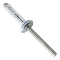 Заклепка вытяжная алюминий/алюминий со стандартным бортиком, распорная, с прокладкой