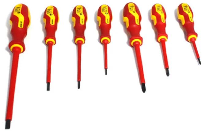 Набор диэлектрических отверток Narex S Line Electro Profi (862352), в кейсе, 7 шт - фото