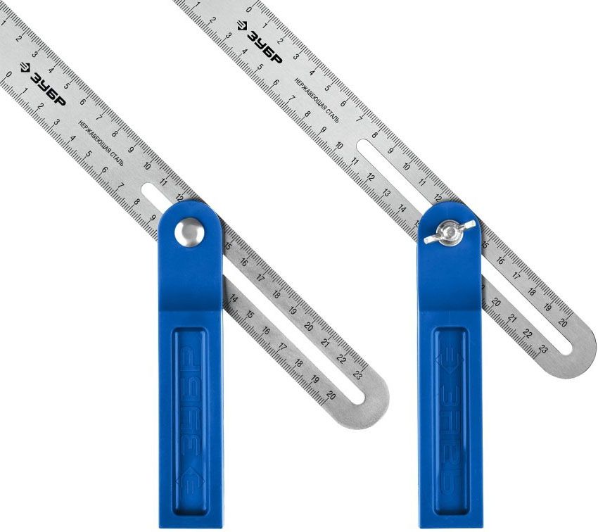 Малка-угломер 250 мм пластиковый корпус, полотно с гравированной шкалой, ЗУБР 3428_z01 - фото