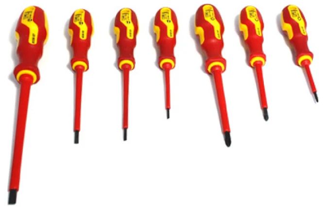 Набор диэлектрических отверток Narex S Line Electro Profi (862351), в кейсе, 7 шт - фото