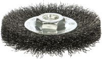 Щетка дисковая гофрированная для УШМ № 492 125 мм М14 Профоснастка Эксперт 20804013, нержавеющая сталь