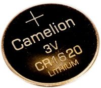 Батарейка литиевая CR1620 тип таблетка 3 В 90 мА·ч Camelion 182495