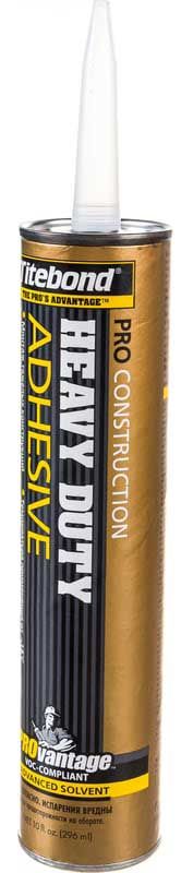 Клей монтажный Titebond Heavy Duty Pro (золотая туба), 296 мл - фото