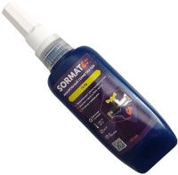 Герметик-фиксатор для трубной резьбы анаэробный 50 мл SORMAT 508 жёлтый