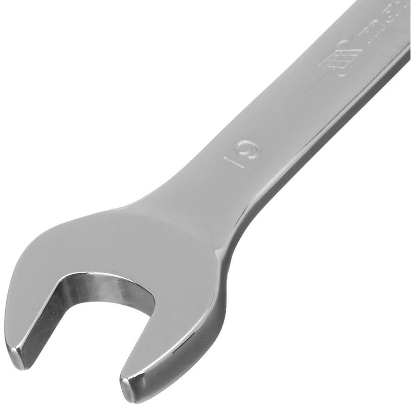 Ключ комбинированный трещеточный 19 мм Matrix 14812, хромованадиевая сталь - фото