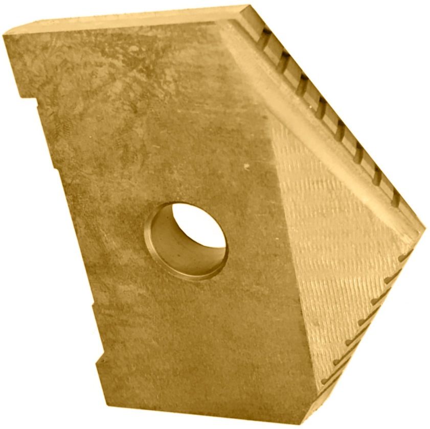 Сверло перовое по металлу (пластина) 27х35 мм 2000-1205 ГОСТ 25526-82, сталь Р6М5 TiN - фото