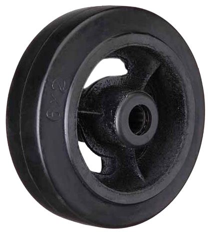 Колесо D 63 160 мм большегрузное резина на ось (N) TOR 1047581 - фото