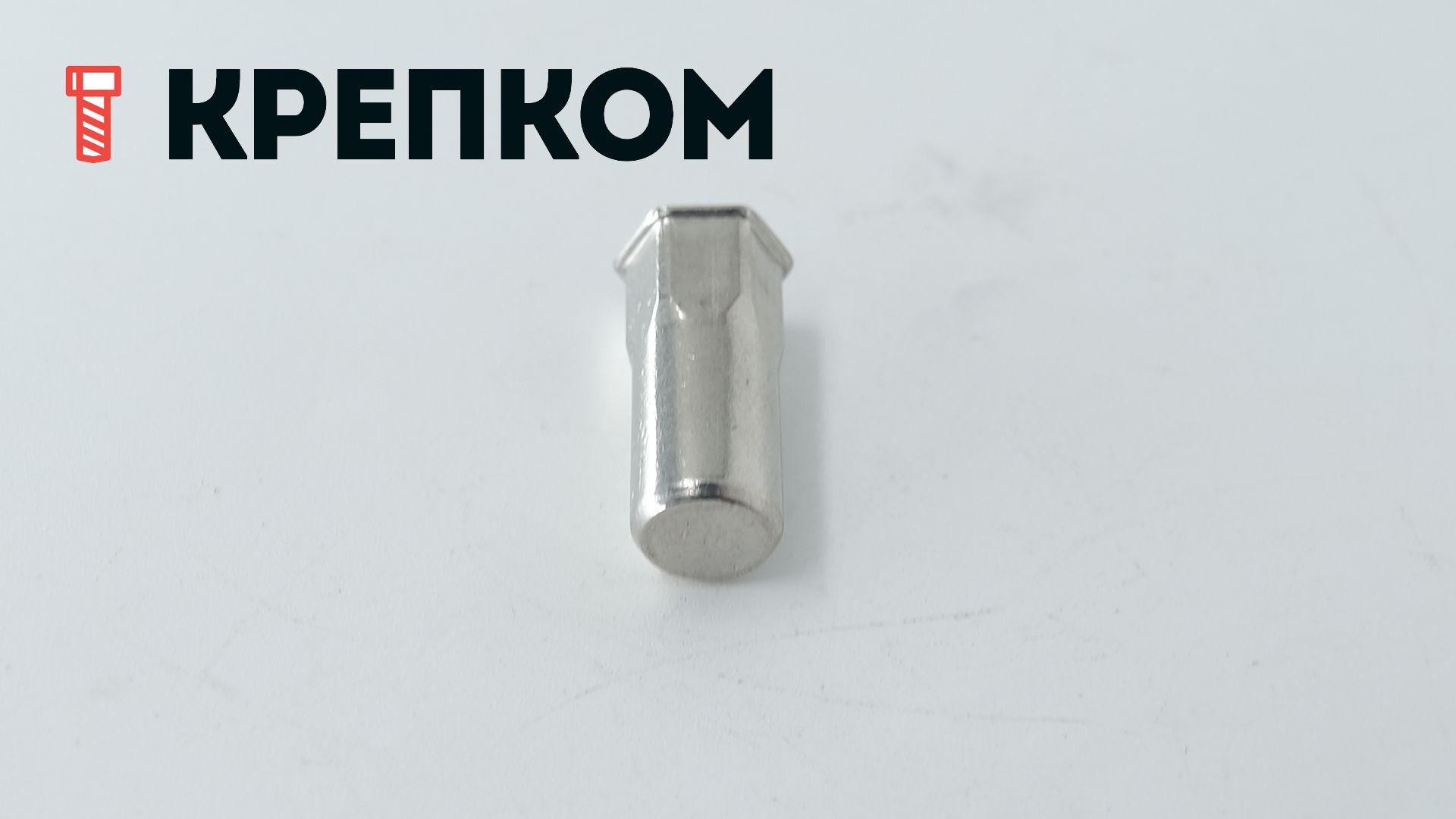 Резьбовая заклепка М6 полушестигранная, закрытая, нержавеющая сталь А2, 100 шт - фото