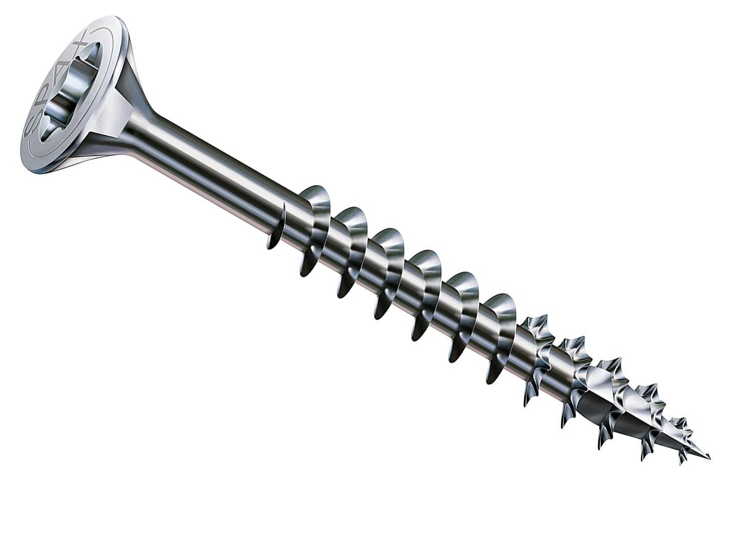 Изображение товара Саморез SPAX 8х400 с потайной головкой и неполной резьбой Изображение товара Саморез SPAX 8х400 с потайной головкой и неполной резьбой