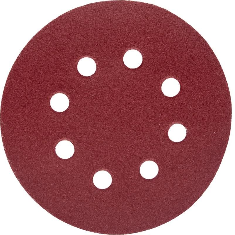 Круг шлифовальный самозацепляющийся с отверстиями 125 мм Р320 Stayer Master 35452-125-320, 5 шт - фото