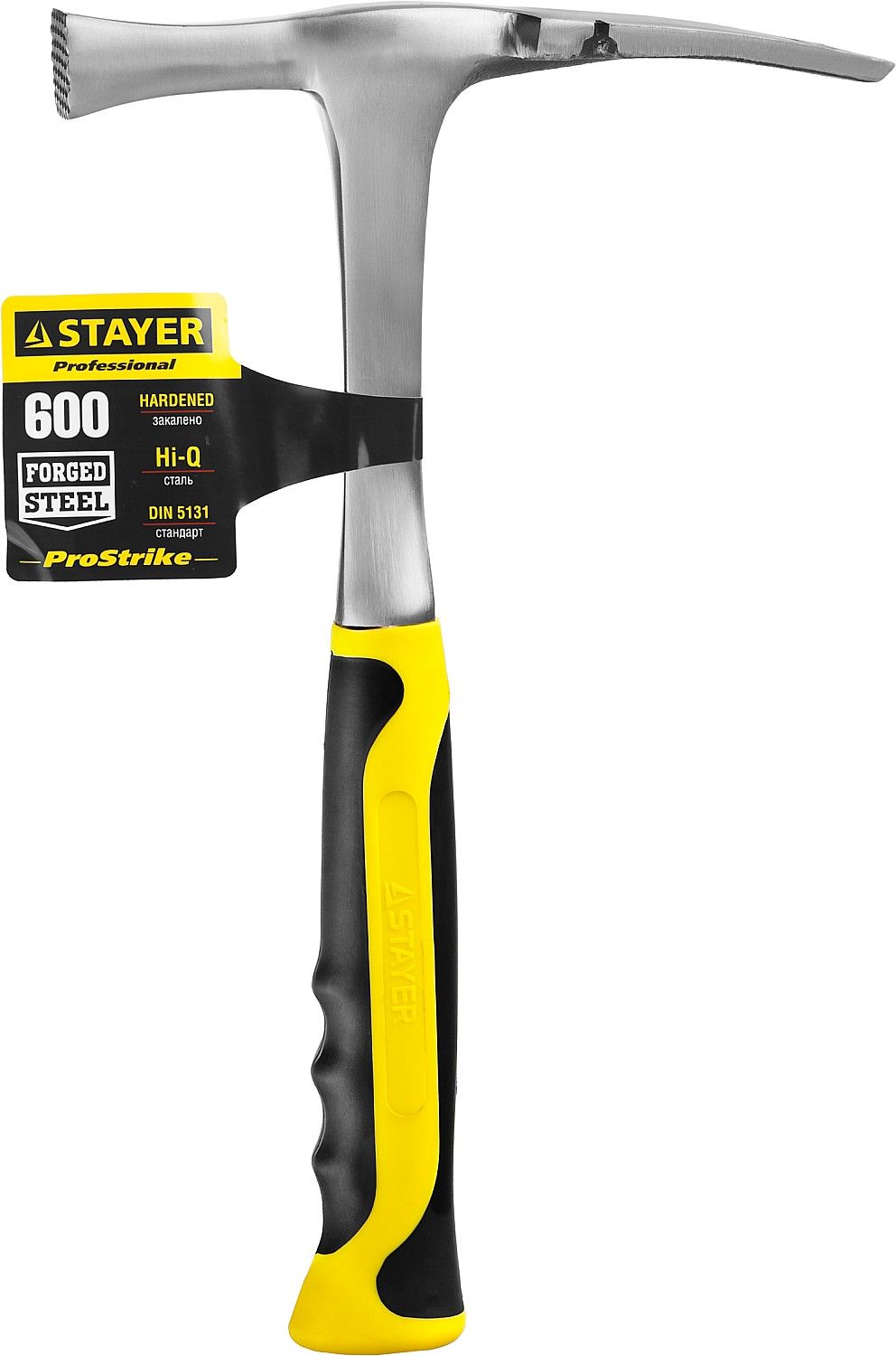 Молоток-кирочка каменщика цельнометаллический 600 гр Strike Professional Stayer 20165 - фото