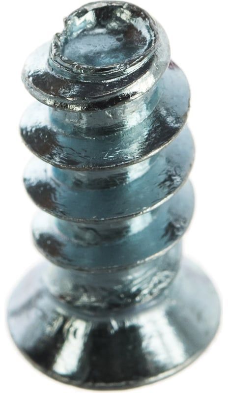 Евровинт с потайной головкой М6,3х13 мм, шлиц PZ, оцинкованная сталь - фото