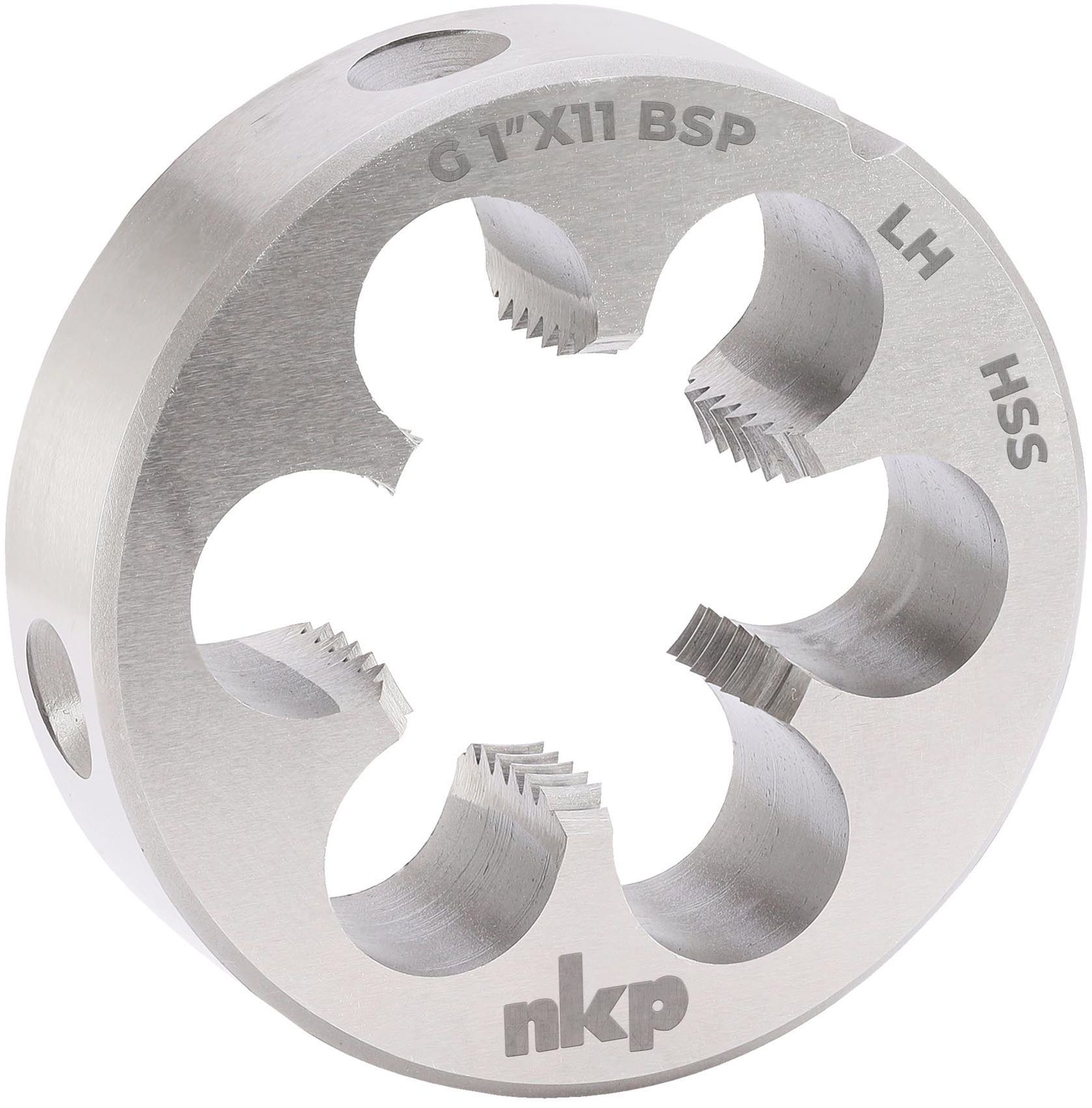 Плашка 3/4"-14 HSS DIN EN 24231 NKP 252340N, левая дюймовая резьба G - фото