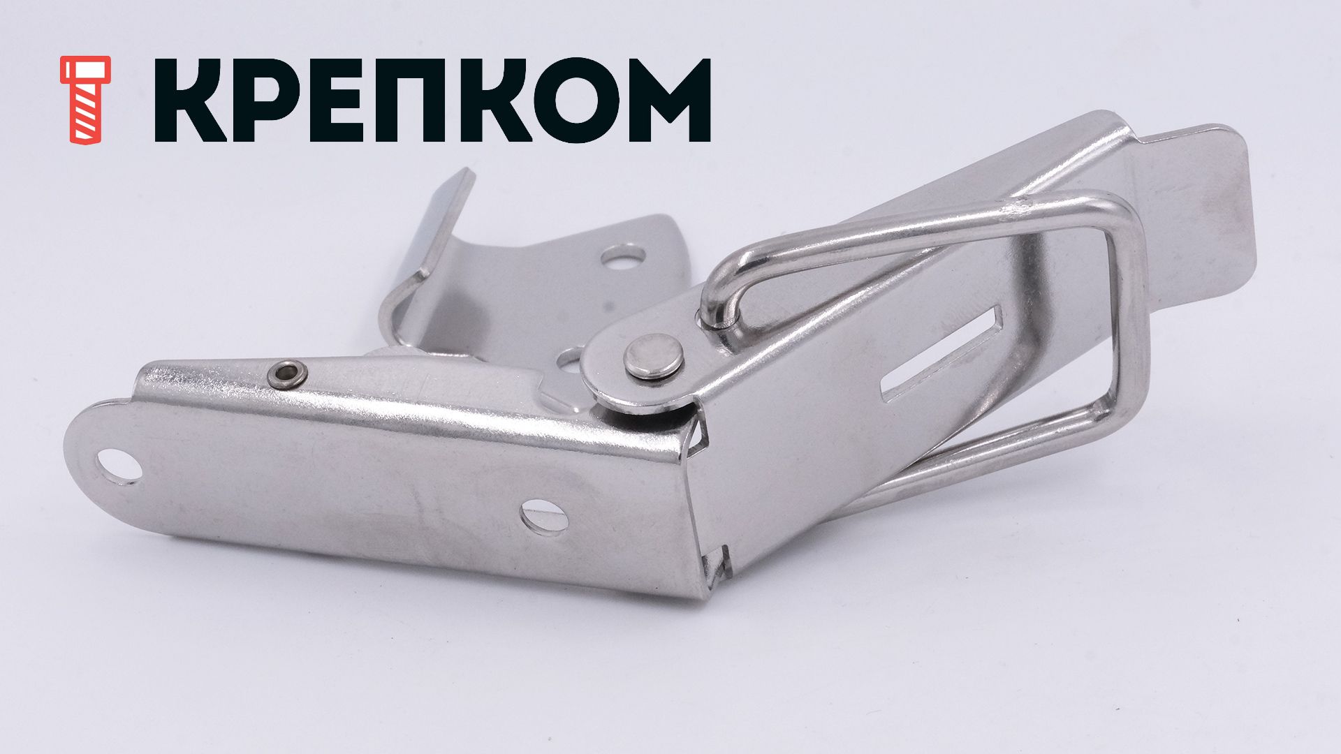 Замок-защелка с ушком L=36 B317C-304, нержавеющая сталь А2 - фото