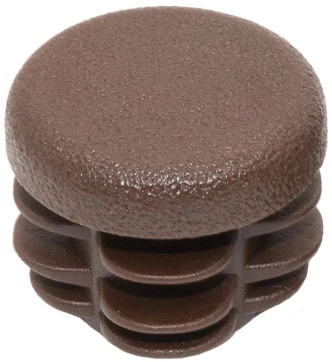 Заглушка внутренняя плоская для круглых труб ПЧН, пластик, цвет в ассортименте - фото