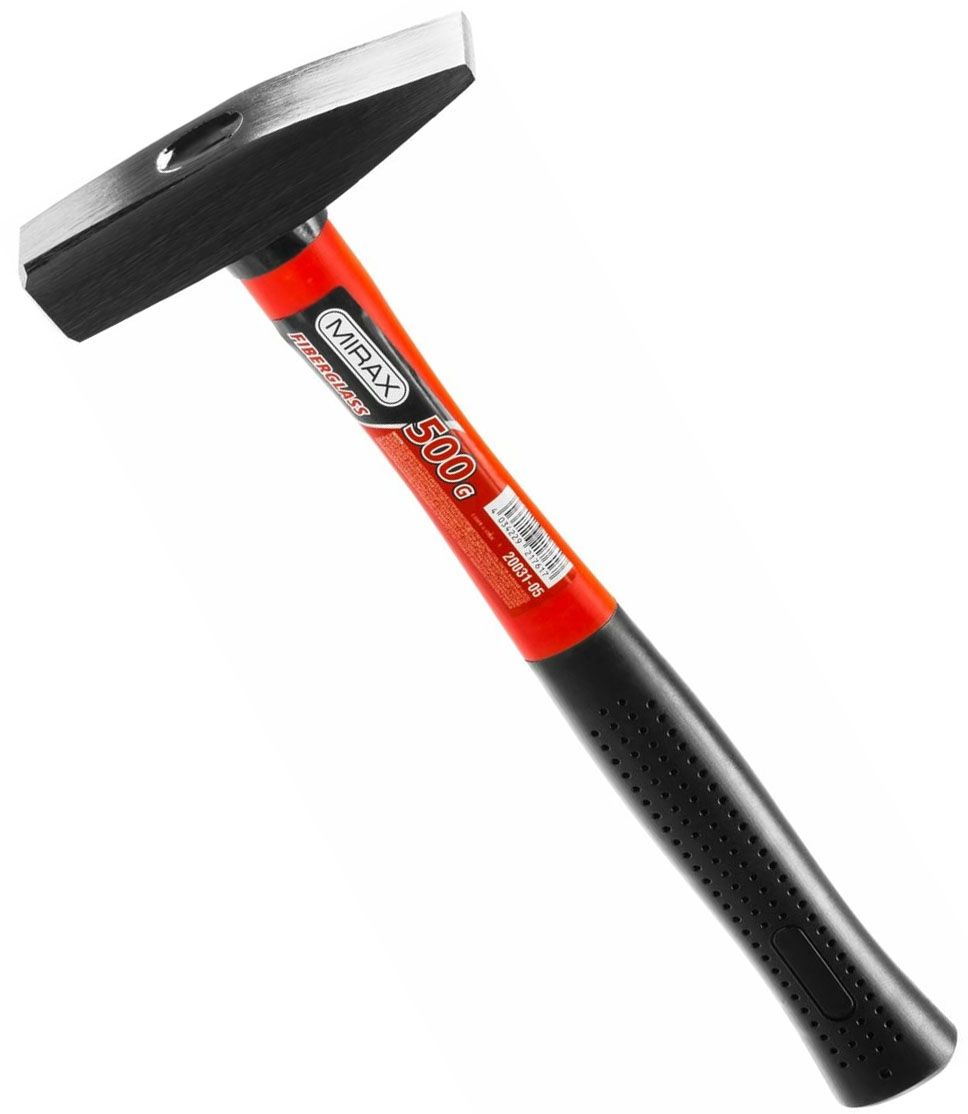 Молоток слесарный с фиберглассовой рукояткой 500 гр Mirax 20031-05 - фото
