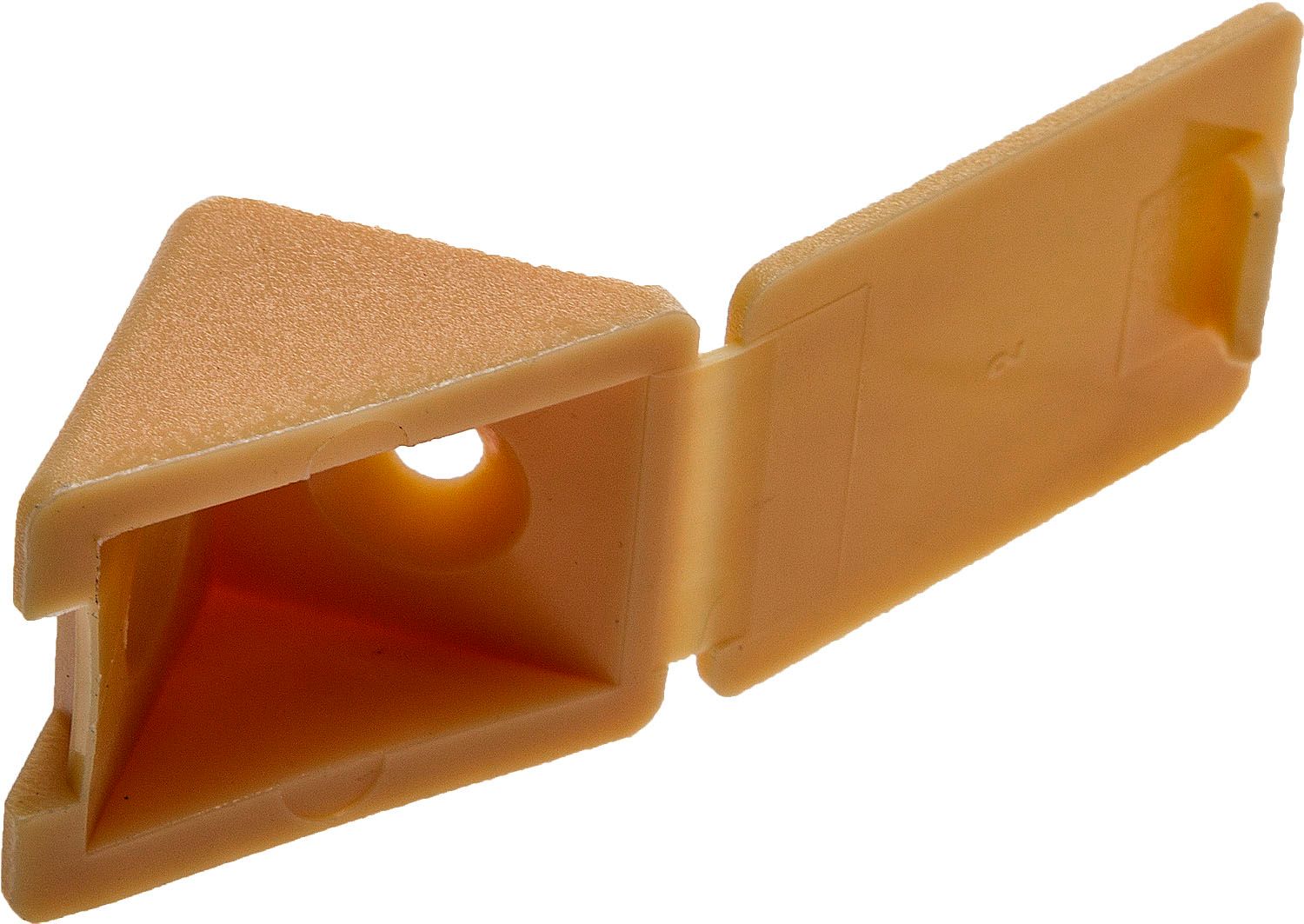 Уголок мебельный с саморезами 4x15 мм ЗУБР, 4 шт - фото