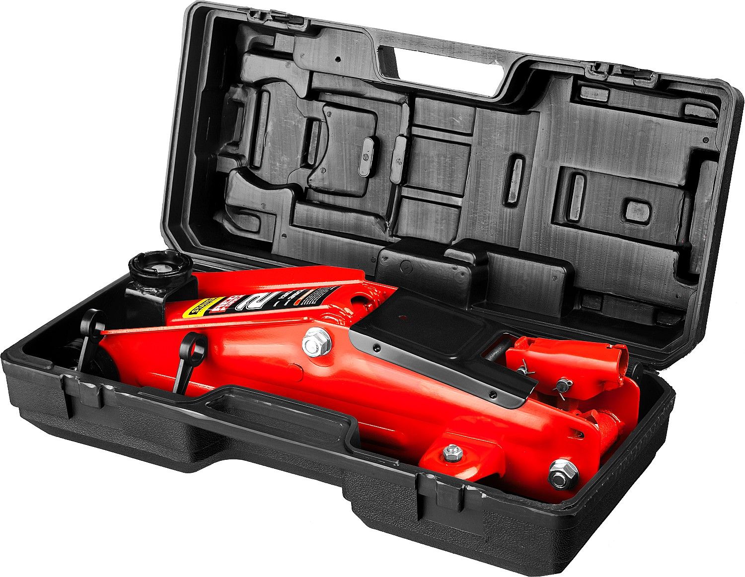 Домкрат подкатной в кейсе 2 т 130-350 мм Stayer Red Force R-28 43153-2-K - фото