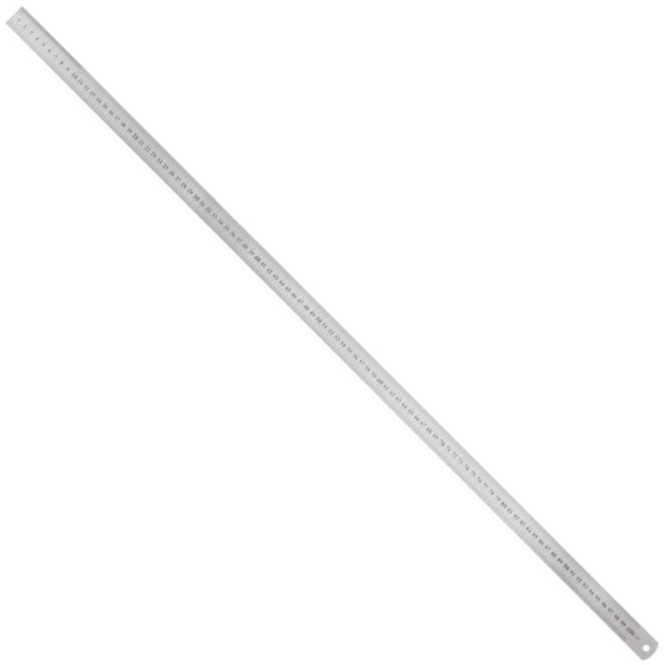 Линейка 1000х28 мм FIT 19010, нержавеющая сталь - фото