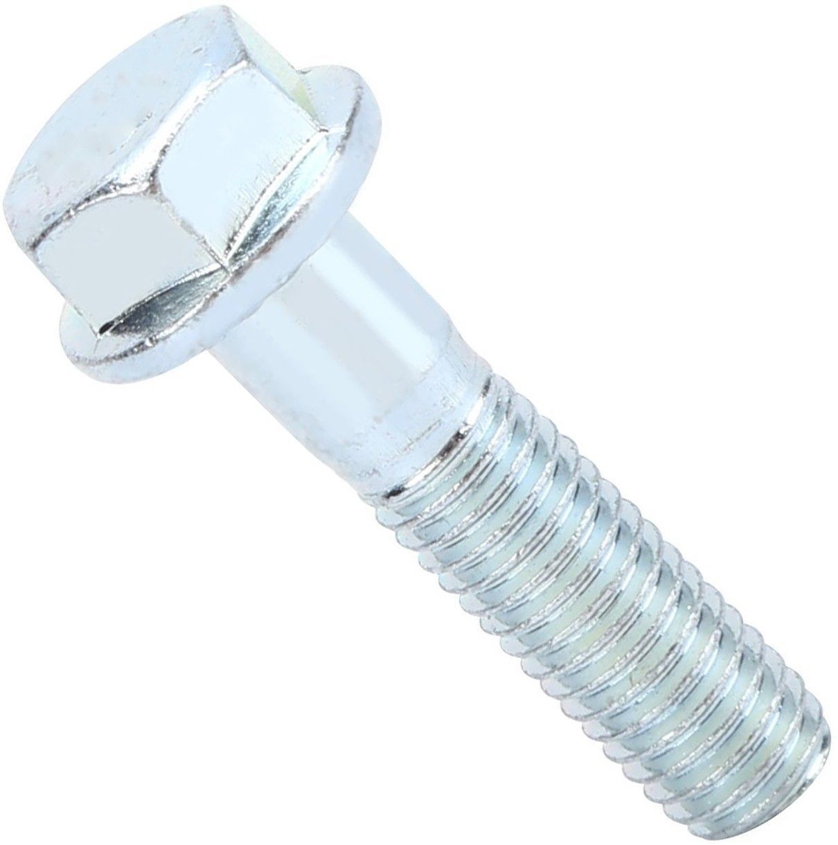 Болт с фланцем М8х110 DIN 6921, класс прочности 5.8, оцинкованная сталь - фото