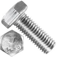 Болт шестигранный М2,5х12 DIN 933, нержавеющая сталь А4