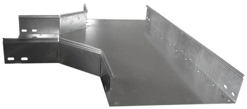 Т-секция для замкового лотка 100x70x1 (холоднокат. сталь) - фото